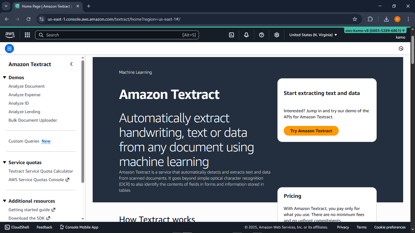 Amazon Textract